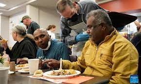 free thanksgiving meals served in