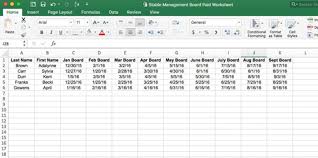 Tips For Stable Owners On Creating A Spreadsheet The 1 Resource