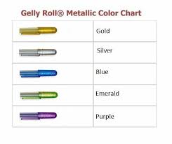 Sakura Gelly Roll Metallic Gel Ink Pens Archival Waterproof Bleed Free