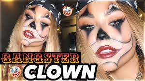 gangster clown halloween makeup