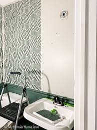 Bathroom Wall Stencil For Under 55