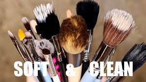 how to soften wash makeup brushes