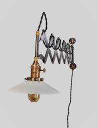 Vintage Industrial Scissor Lamp Scissor