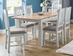 Includes dining table and 4 chairs. Richmond Dining Set 4 Chairs Grey Oak