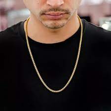 The franco 24 inch 2.5mm chain features a classic design, strong clasp and gold coating. 2mm Box Chain Necklace 18k Gold 24 Inches Gold Chain For Men Hiphop Chain Lazada Ph