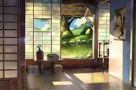 Image of 6 elements of japanese traditional architecture rethink tokyo. Anime Background Japanese Room