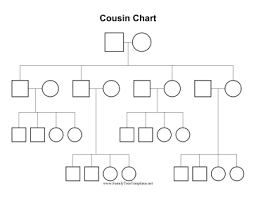 This Three Generation Cousin Chart Also Known As A Kinship