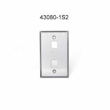 Leviton Quickport Stainless Steel Wall