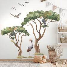 Savanna Tree Wall Decal For Kids Safari