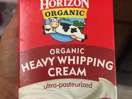 heavy whipping cream nutrition facts