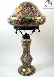 Indiana Venetian Glass Lamps With