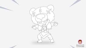 Red nose nita | brawl stars by lazuli177 on deviantart. How To Draw And Color Nita Super Easy Brawl Stars Drawing Tutorial With Coloring Page Draw It Cute Bra Drawing Tutorial Coloring Pages Cute Coloring Pages