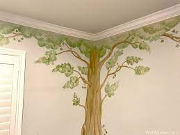 Tree Wall Murals Hand Painted Tree