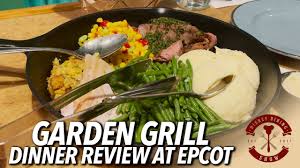 garden grill character dinner review at