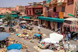 bazaar marrakech morocco
