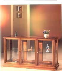 Horizontal Display Cabinet Made Of Wood