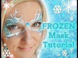 frozen snowflake face painting tutorial