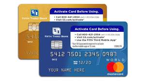 You'll need your credit card to hand and we will need some of your personal information to complete the activation. Activate Your Fifth Third Bank Card Fifth Third Bank