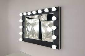Черно кръгло огледало за декорация на огледало за стена артикул №: Ogledalo Za Stena Mnogo Golyamo Cherno S Lampi 15 Ot Artistichno Ogledalo