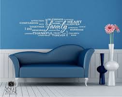 Family Wordle Wall Decal Vinyl Text
