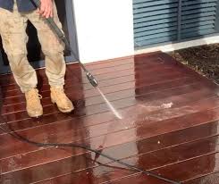 Pressure Wash A Deck Before Staining
