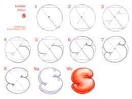 how to draw bubble letters page 2