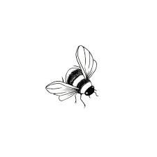 Bumble bee tattoos offer a wide range of versatility in their design to people interested in having a bee inked on their bodies. Lav132 Bee Miniature By Lavinia Stamps Clear Polymer Stamp Tracey Dutton Bumble Bee Miniature Insects Fairy Magic Acrylic Stamp In 2020 Bee Drawing Bee Tattoo Bee Silhouette