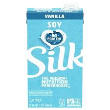 silk vanilla soy milk