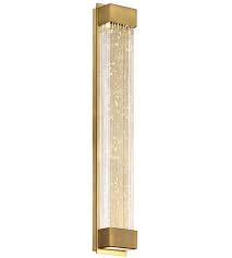 Modern Forms Ws 58820 Ab Tower Led 3 Inch Aged Brass Vanity Light Wall Light In 20in