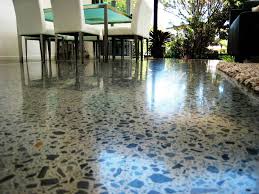 polished concrete color repairs in