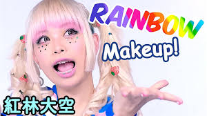 harajuku rainbow makeup tutorial