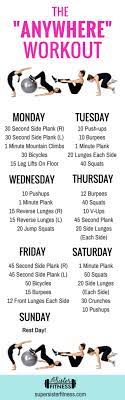 week workout schedule