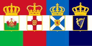 On 1 may, 1707 the kingdom of great britain was created by the acts of union. England Scotland Wales Ireland The Uk In The Style Of Austria Hungary Vexillology
