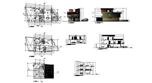 3 Y Modern House Design In Autocad