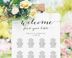 Seating Chart Templates Wedding Seating Chart Ideas