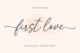 first love font by mjb letters