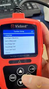 How to change Hungarian language on Vident V301 OBDII Scanner