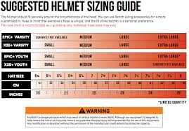 Kid Ski Helmet Size Chart Kids