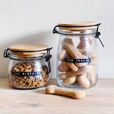 Clear Glass Storage Jar With Wooden