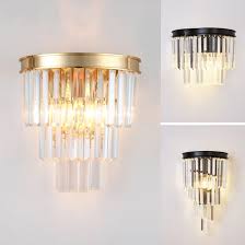 Room Modern Crystal Wall Sconces Lamp