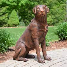 Brown Labrador Statue 32 Life Size