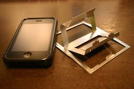 scription polaroid iphone stand
