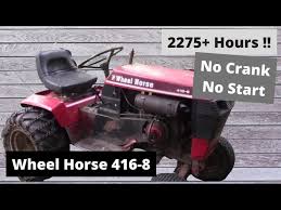 how to diagnose and fix a wheel horse