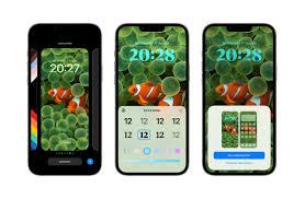 iphone lock screen s clock font