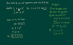 Find An Exponential Equation Find A B