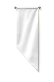 Premium Ai Image A White Flag Hanging
