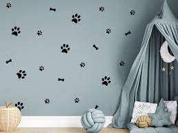 Dog Wall Decals Dog Wallpaper Dog Paw