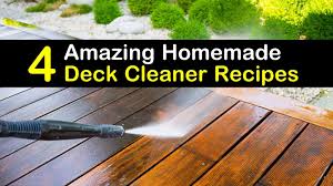 Shop online for all your home improvement needs: 4 Amazing Homemade Deck Cleaner Recipes