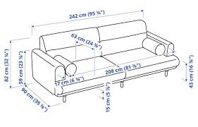ikea 3 seat sofa lÅngaryd furniture