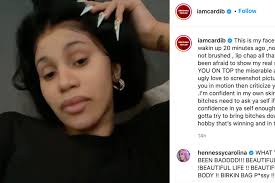 cardi b claps back at rs with make